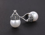 Studded Pearl Earring - Lotus Fun