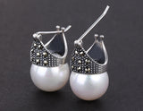 Studded Pearl Earring - Lotus Fun