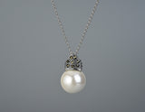 Studded Pearl Necklace