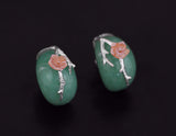 Plum Blossom Aventurine Earring - Lotus Fun