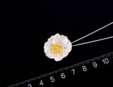 Blooming Poppies Pendant - Sterling Silver - Lotus Fun