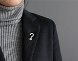 Question Mark Brooch