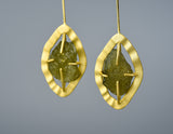Raw Tourmaline Earrings