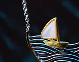 Sailboat Necklace - Lotus Fun