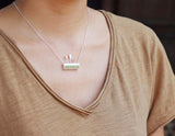 Serpentine Bar Necklace - Lotus Fun