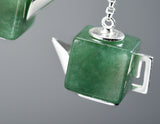 Square Teapot Earring