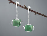 Square Teapot Earring