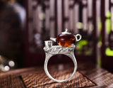 Teapot Ring - Lotus Fun