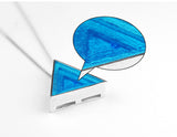 Triangle Epoxy Pendant