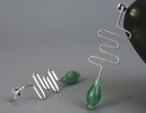 Aventurine Vase Earring