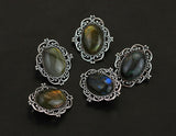 Victorian Labradorite Brooch