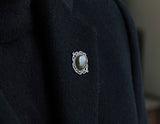 Victorian Labradorite Brooch