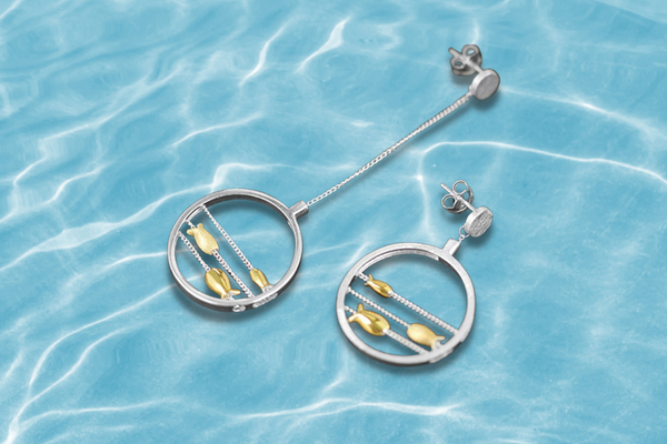 <center>The Serenity of Water-Inspired Sterling Silver Jewelry</center>