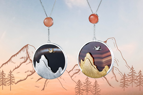 <center>Capturing the Magic of Mountains: Sterling Silver Jewelry Inspired by Nature's Majestic Peaks</center>
