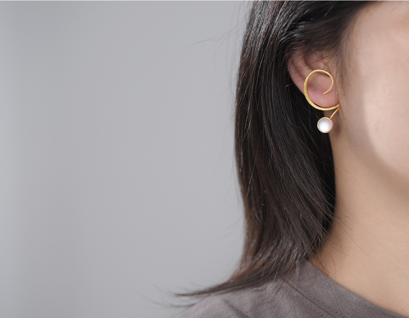 Moonstone Dangle Earrings