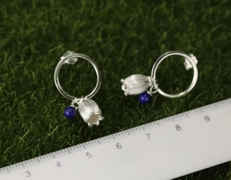 Lily of the Valley Drop Earrings