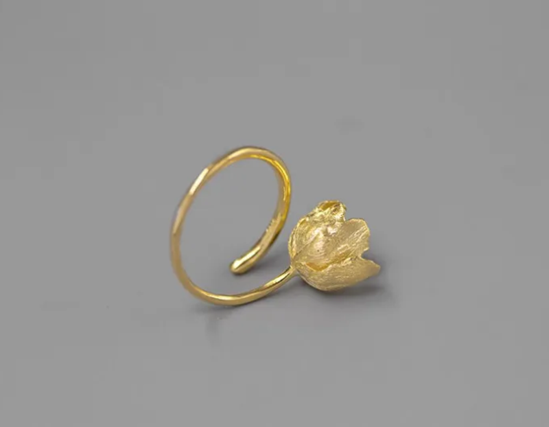 Tulip Flower Ring