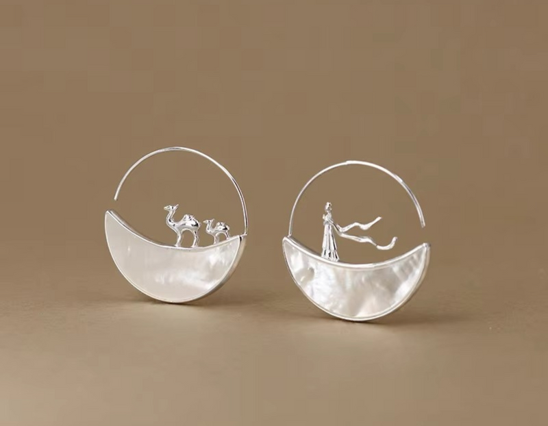 The Silk Road Hoop Earrings