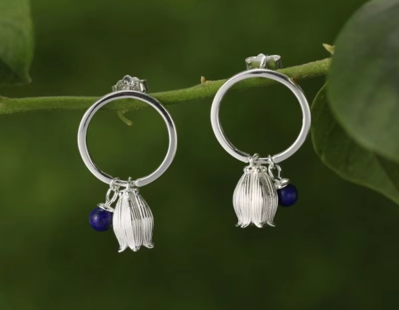 Lily of the Valley Drop Earrings