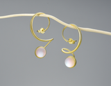 Moonstone Dangle Earrings