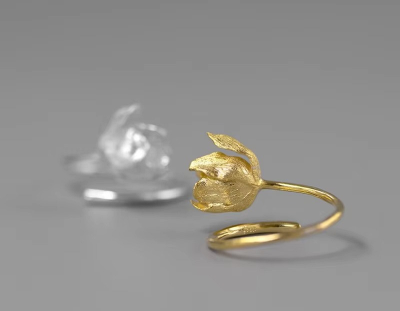 Tulip Flower Ring