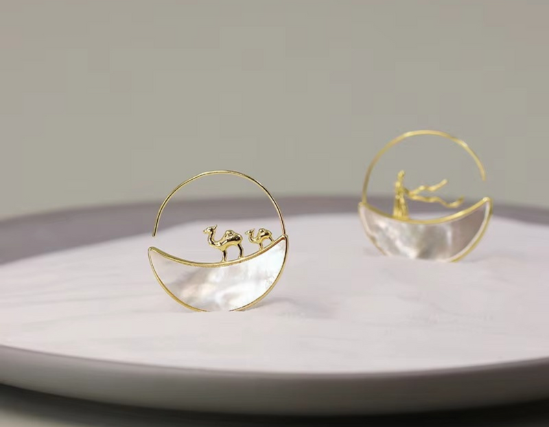 The Silk Road Hoop Earrings
