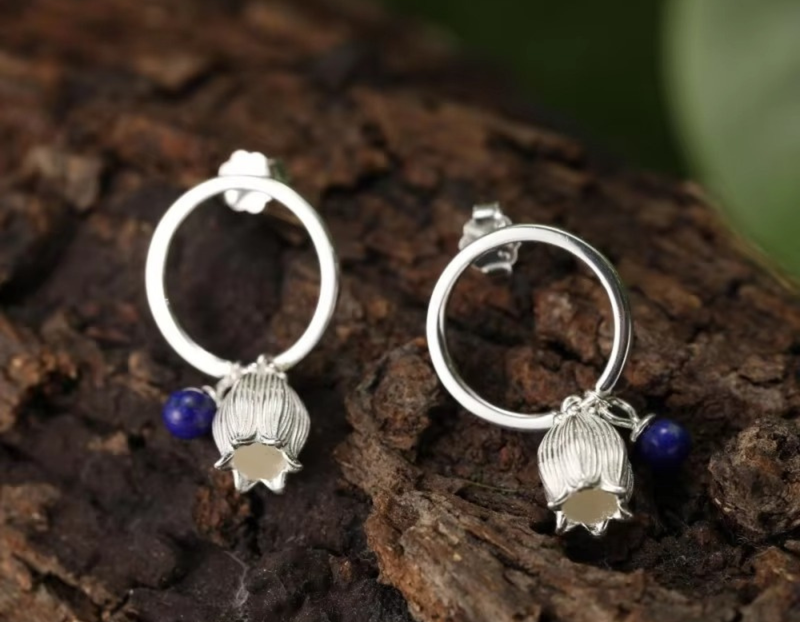 Lily of the Valley Drop Earrings