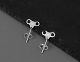 String Stud Earrings