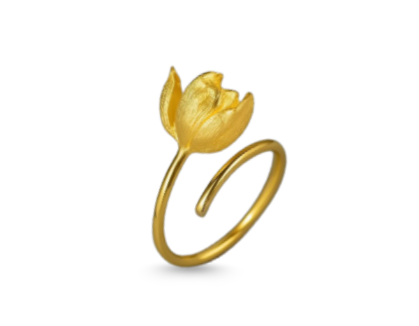 Tulip Flower Ring