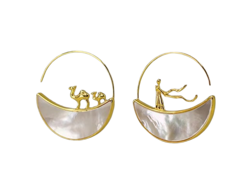 The Silk Road Hoop Earrings