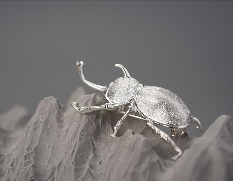 Trypoxylus Dichotomus Brooch