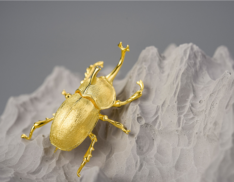 Trypoxylus Dichotomus Brooch