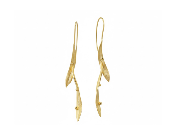 Willow Leaves Dangle Earrings