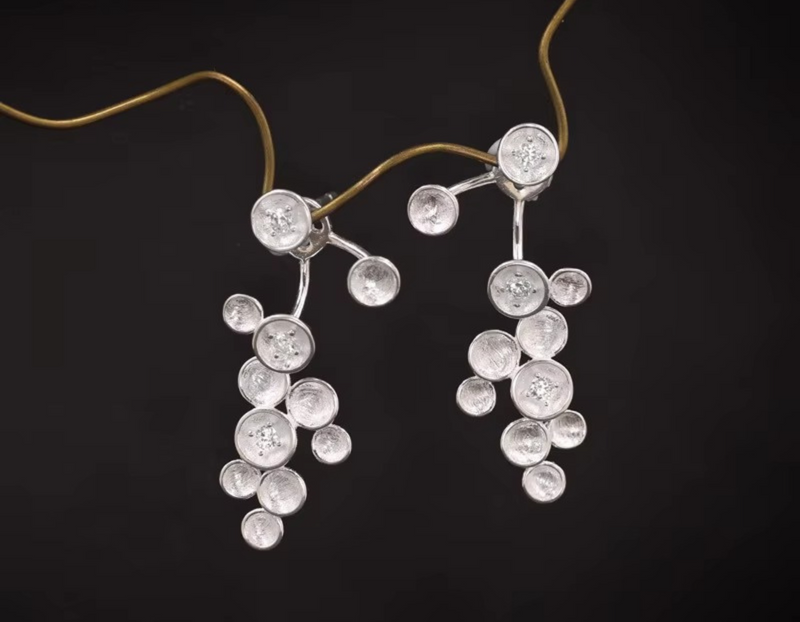 Starry Sky Dangle Earrings