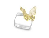 Vintage Hollowed-out Butterfly Ring