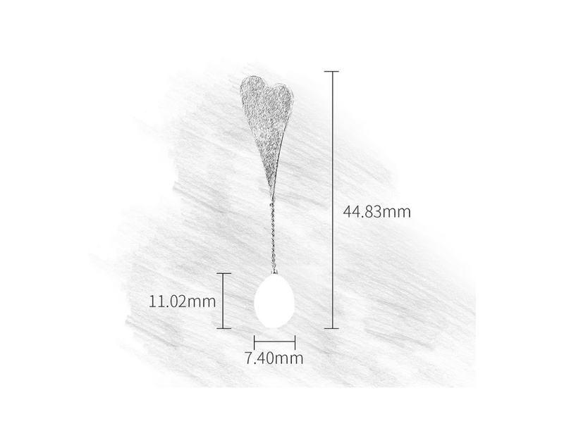 Heart Water Drop Earrings