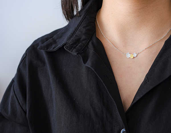 Water Lily Flower Necklace