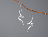 Asymmetrical Curve Dangle Earrings