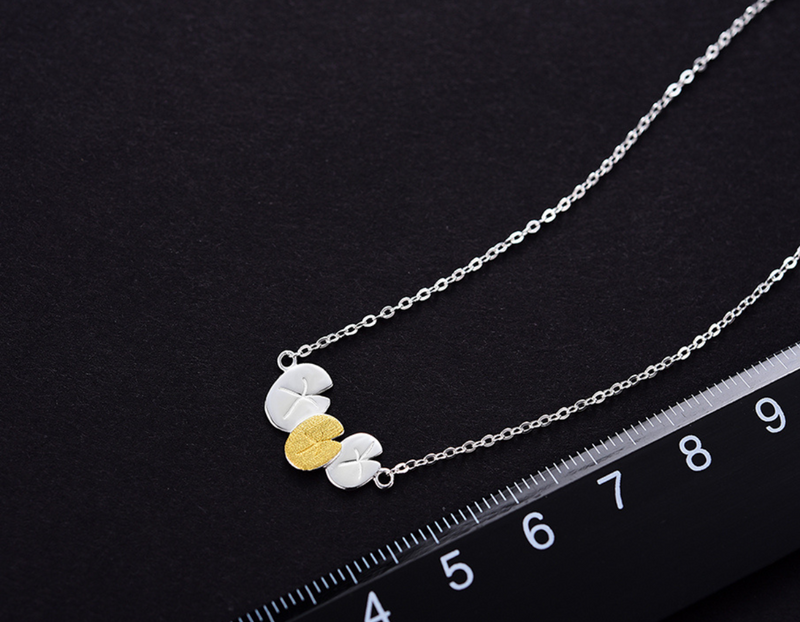Water Lily Flower Necklace