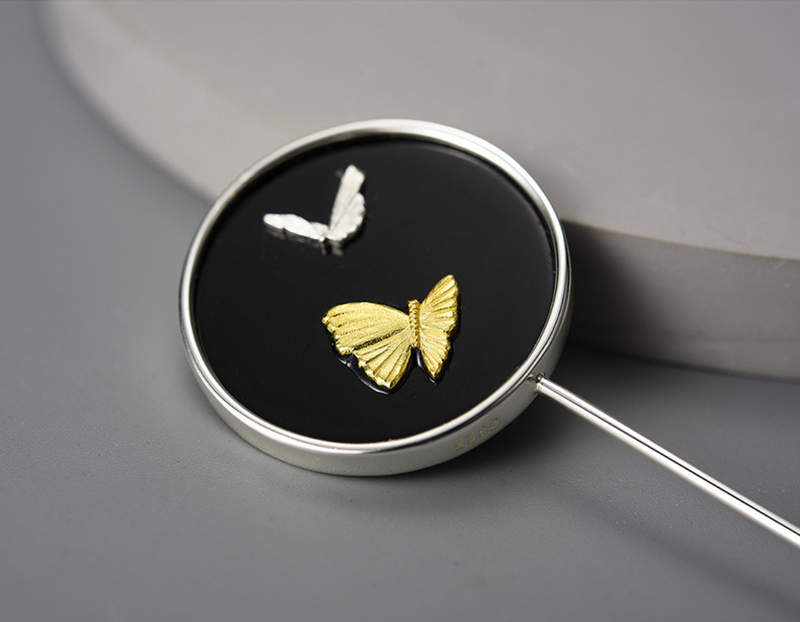 Flying Cute Butterfly Brooch