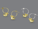 Koala Hoop Earrings