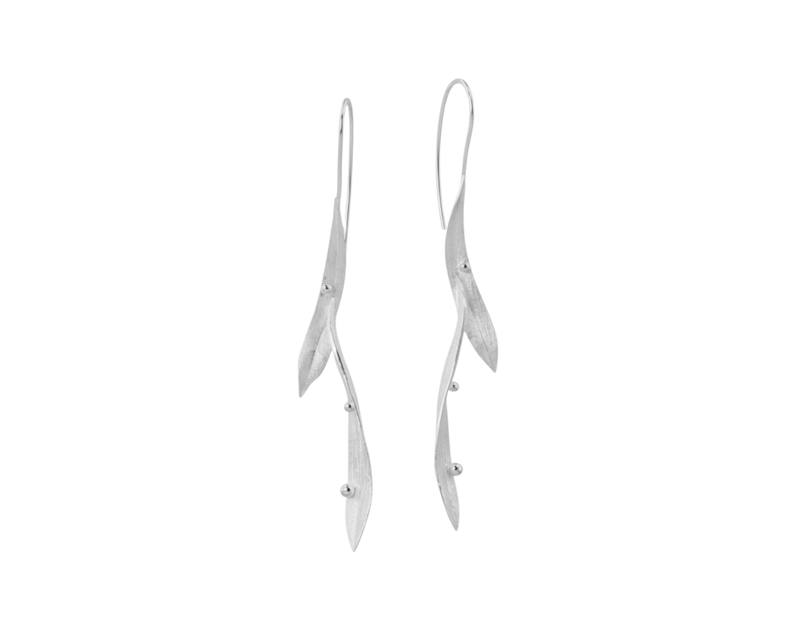 Willow Leaves Dangle Earrings