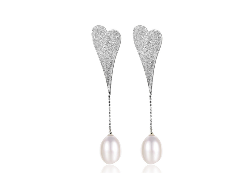 Heart Water Drop Earrings