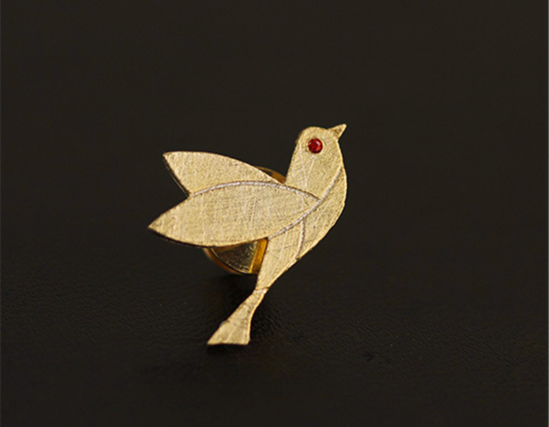 Dove Brooch