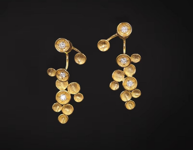 Starry Sky Dangle Earrings