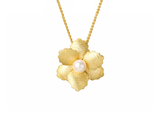 Delicate Begonia Flower Pendant