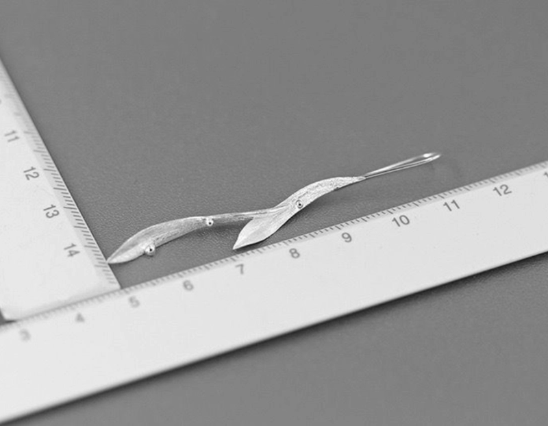 Willow Leaves Dangle Earrings