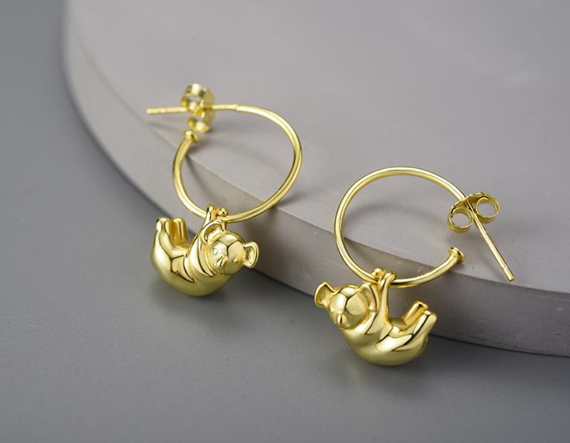 Koala Hoop Earrings