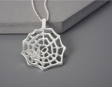 Spider and Web Pendant