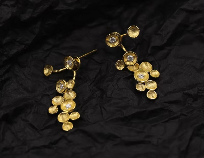 Starry Sky Dangle Earrings